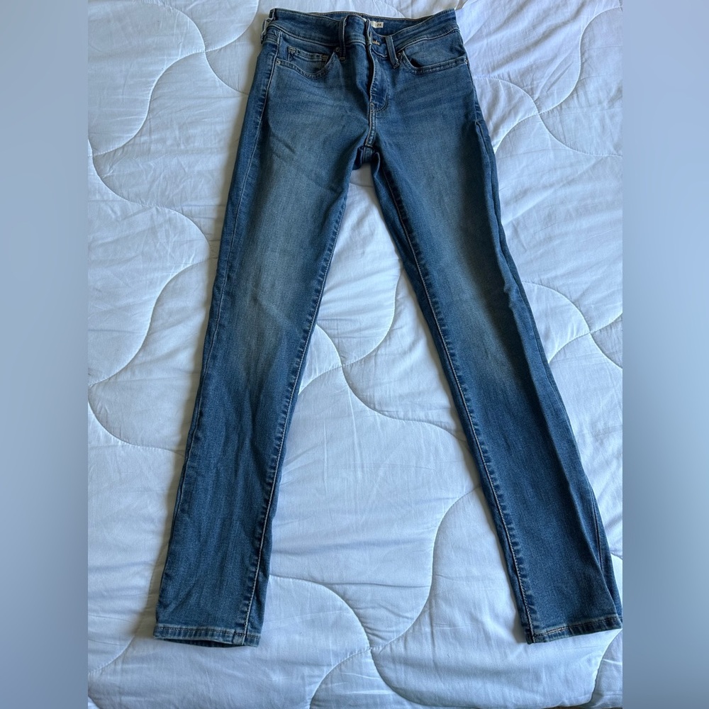 Levi's Slim Straight Jeans size 24 - Picture 3 of 6